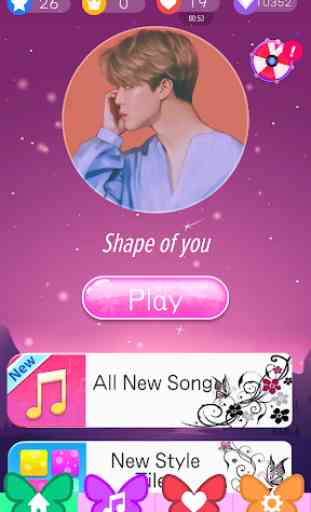 Butterfly Pink Piano Tiles - Magic Girl Kpop Music 1
