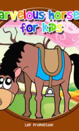 caballos maravillosos para niños - juego libre 1