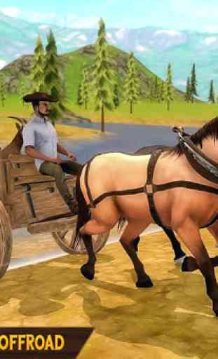 carro de caballos transporte de la granja 1
