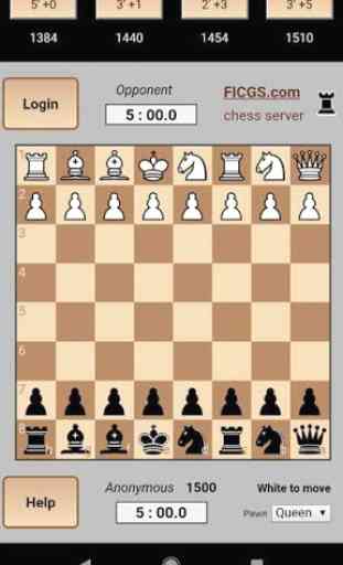 Chess 960 • FICGS play rated games online 1