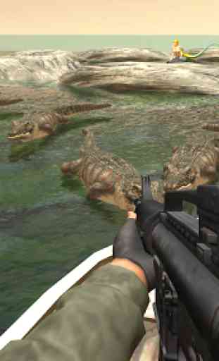 Crocodile Attack : Animal Hunting Sea Rescue 3