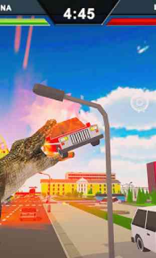 Crocodile Beach & City Attack Crocodile Simulator 2