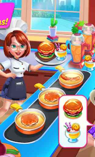 Diario de Comida: juegos de cocina y restaurantes 2