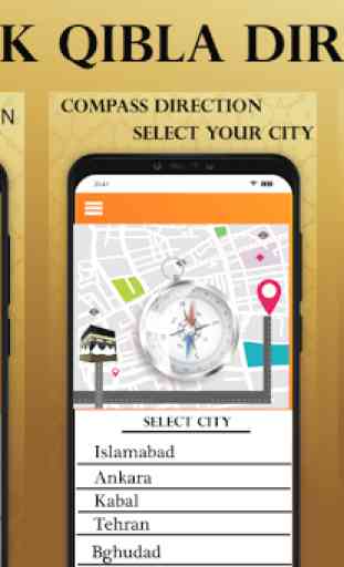 Digital Qibla Compass - Find Direction & Location 2