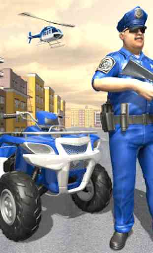 EE.UU. ATV Quad Policía Gángster de Chase 2