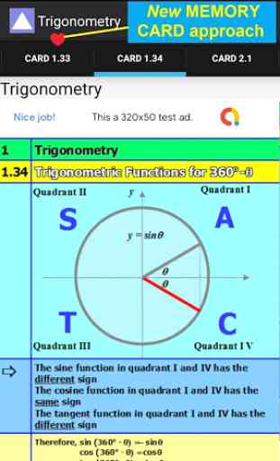 Excelencia en trigonometría-Fórmulas matemáticas 2