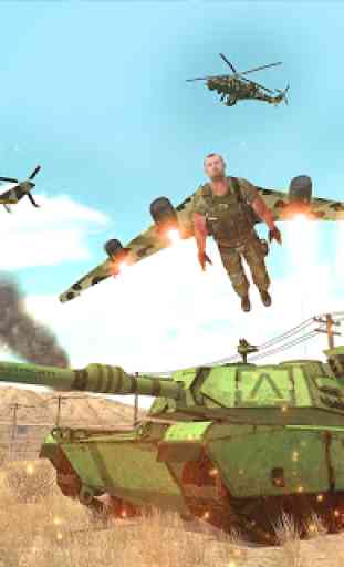 Flying Jetpack Army Hero: Gangster Crime Simulator 2