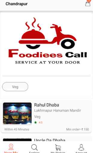 Foodiees call - Food Order & Delivery 1