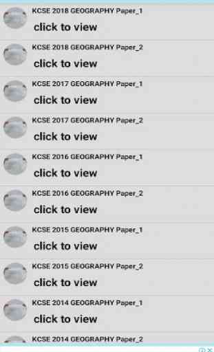 GEOGRAPHY KCSE PAST PAPERS & Answers. 3