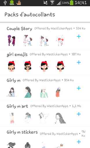 Girly m Stickers Packs for WhatsApp -WAStickerApps 1