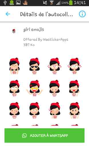 Girly m Stickers Packs for WhatsApp -WAStickerApps 3