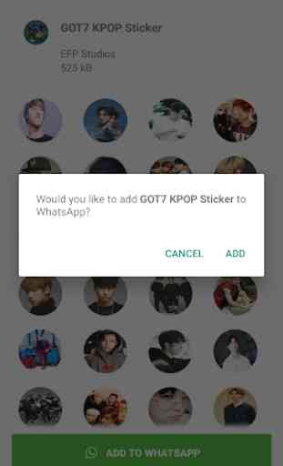 Got7 Sticker for WhatsApp - WAStickerApps KPOP 3