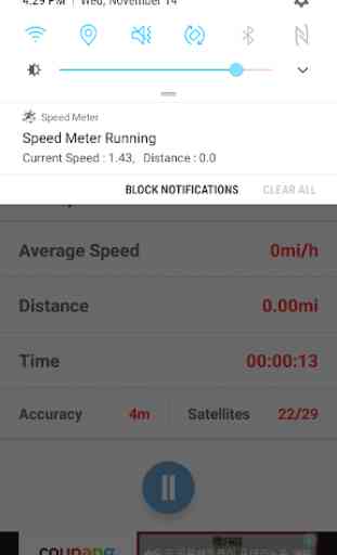 GPS speedometer, distance meter, odometer 3