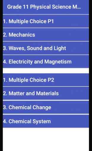 Grade 11 Physical Science Mobile Application 2