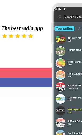 Hawaii Radio: Radio FM gratis 1