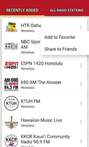 Honolulu Radio Stations - Hawaii, USA 2