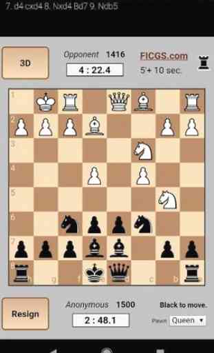 Juega ajedrez • FICGS juegos en línea 2