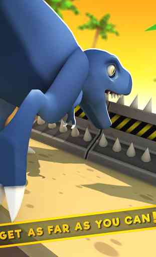 Jurassic Dino: Blue Raptor Trainer Race Game 2