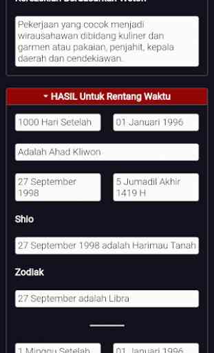Kalkulator Weton Jawa Neptu Zodiak Shio Rezeki 4