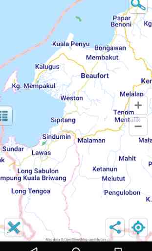 Mapa de Malasia offline 2