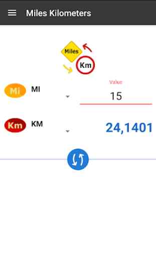 Miles to Kilometers / miles to km Converter 3