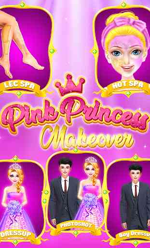 Pink Princess Makeup and Dress Up Salon 2019 4