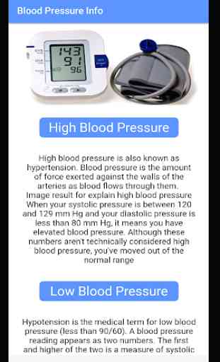 Presión arterial - Información 2