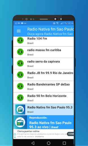 Radio Nativa fm Sao Paulo 95.3 ao vivo Brasil 2