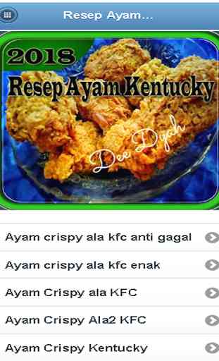 Resep Ayam Kentucky 1