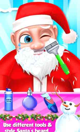 Santa Beard Shave Salon: Makeover Look Change Game 2