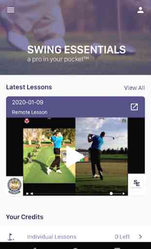 Swing Essentials Golf App 1