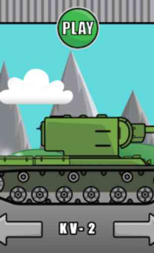 Tank Attack 2 | Tanques 2D | Batallas de tanques 3
