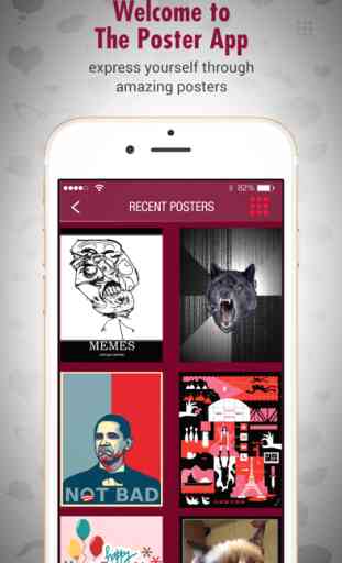 The Poster App - create and share fun Posters 1