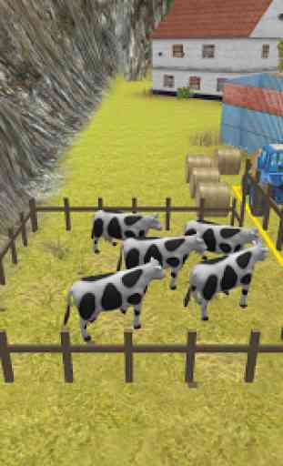 Tractor Simulador 3D: Vaca Transporte 2