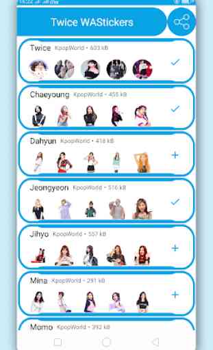Twice Stickers for Whatsapp 1