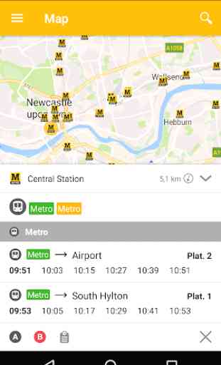 Tyne and Wear Metro App 4