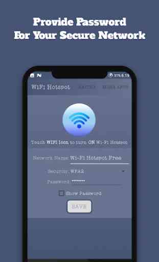 Wifi Hotspot Portable Free - One Click Easy Setup 1