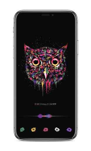 WINKING OWL Theme for KLWP 1