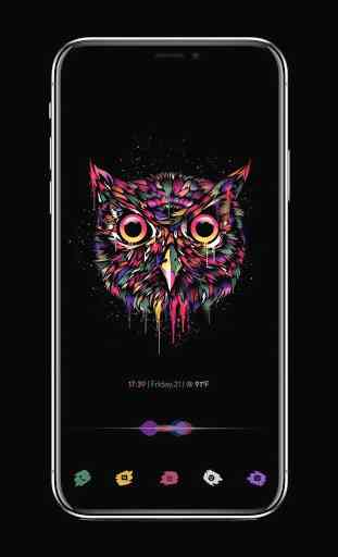 WINKING OWL Theme for KLWP 2