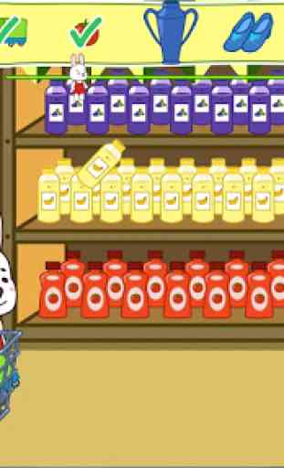 Anime Bunny: supermercado para niños 4