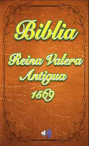 Biblia Reina Valera  Antigua  1569 Con Audio 1