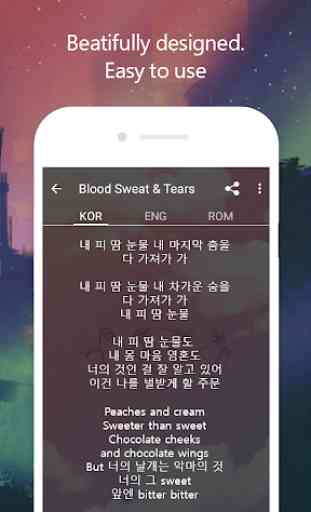 BTS Lyrics & BTS Wallpaper for Army (Offline) 3
