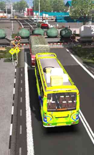 Bus Simulator Game 3D:Tourist Indonesia Heavy Bus 3