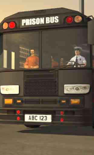 Cárcel Prisionero Transporte Policía Autobús 2