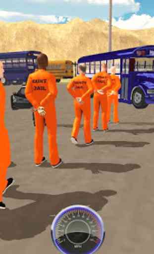 Cárcel Prisionero Transporte Policía Autobús 4
