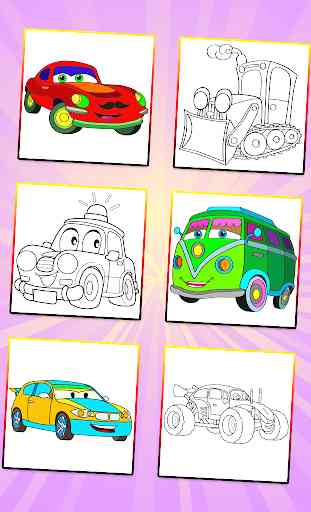 Cars Coloring Pages 2 4