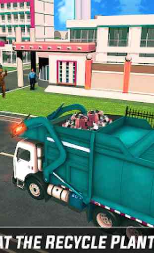 City Trash Truck Simulator-Waste Transporter 2019 4