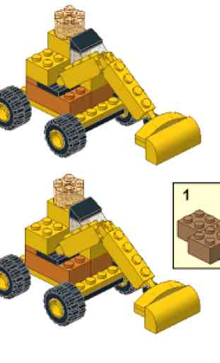 de instrucciones  excavadora para Lego 10698 3