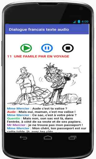 Diálogos en francés texto de audio libre 1