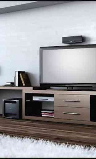 Diseño moderno del gabinete de TV 1